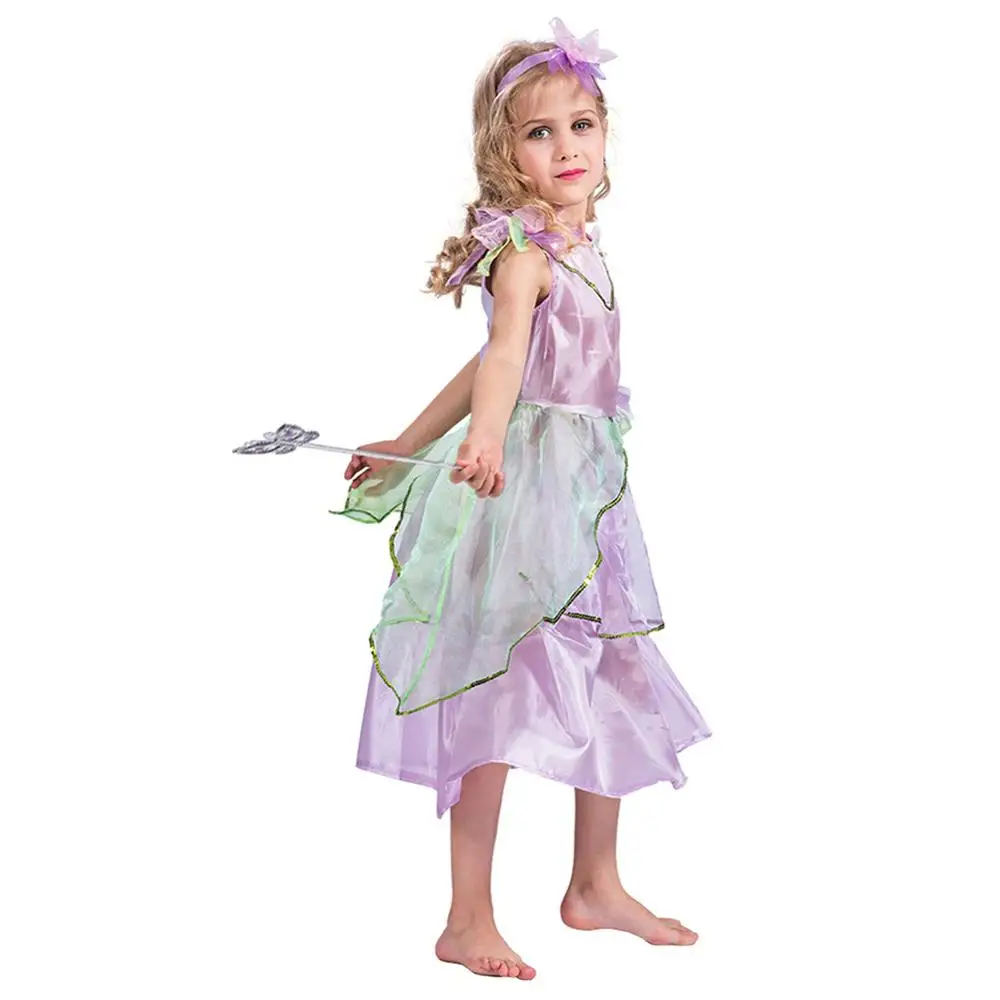 

Girls Summer Dress Bridesmaid Kids Dresses For Girls Children Long Princess Dress Halloween Carnival Dress For Children