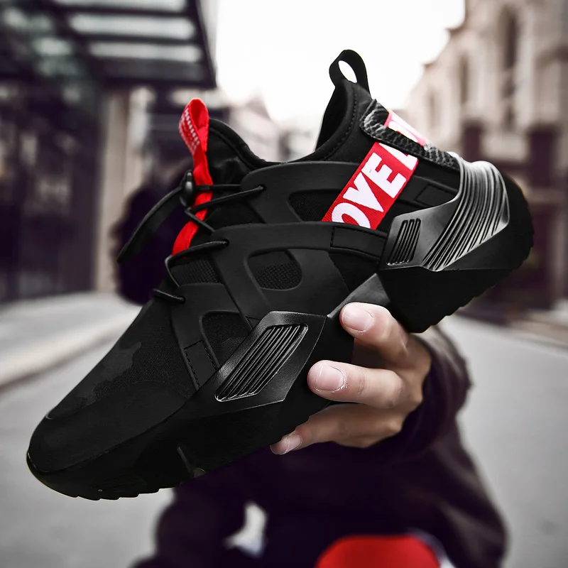 Polali/Новинка 2019 года модные кроссовки для мужчин верх из лайкры дышащие ботинки с