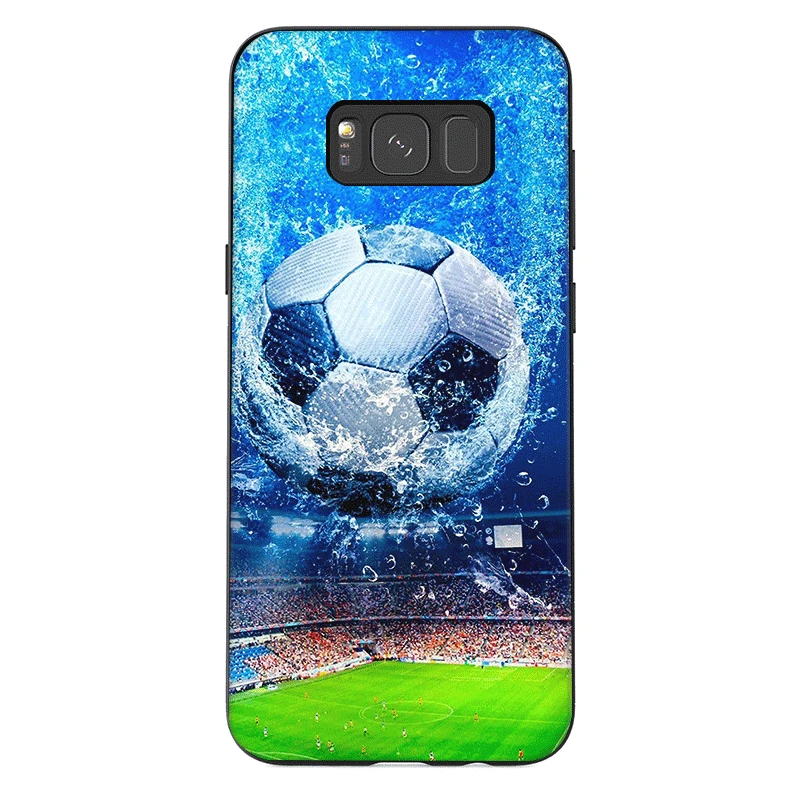B9 Силиконовый чехол для телефона Футбол футбольный мяч для samsung Galaxy A3 A5 A6 A7 A8 A9 A10 A20 A30 A40 A50 A70 M10 M20 M30 M40 J6 крышка - Цвет: B9