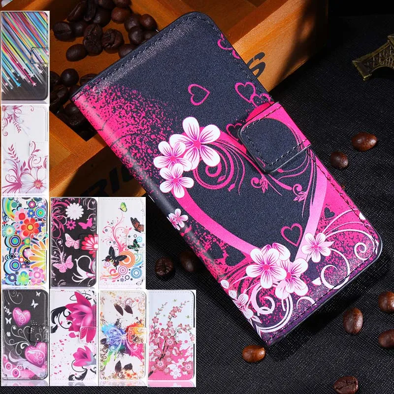 Чехол для телефона с картинками из мультфильмов для Samsung Galaxy A5 (2015) Fashion Leather Samsung A5000 A500F Flip Wallet Cover.