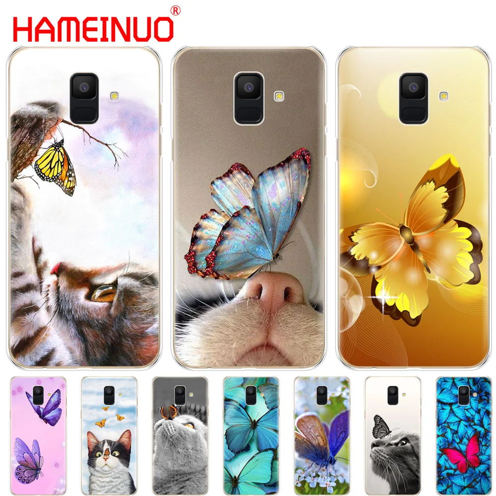 Чехол-бабочка HAMEINUO для Samsung Galaxy J4 J6 J8 A9 A7 2018 A6 A8 PLUS j7 duo | Мобильные телефоны и