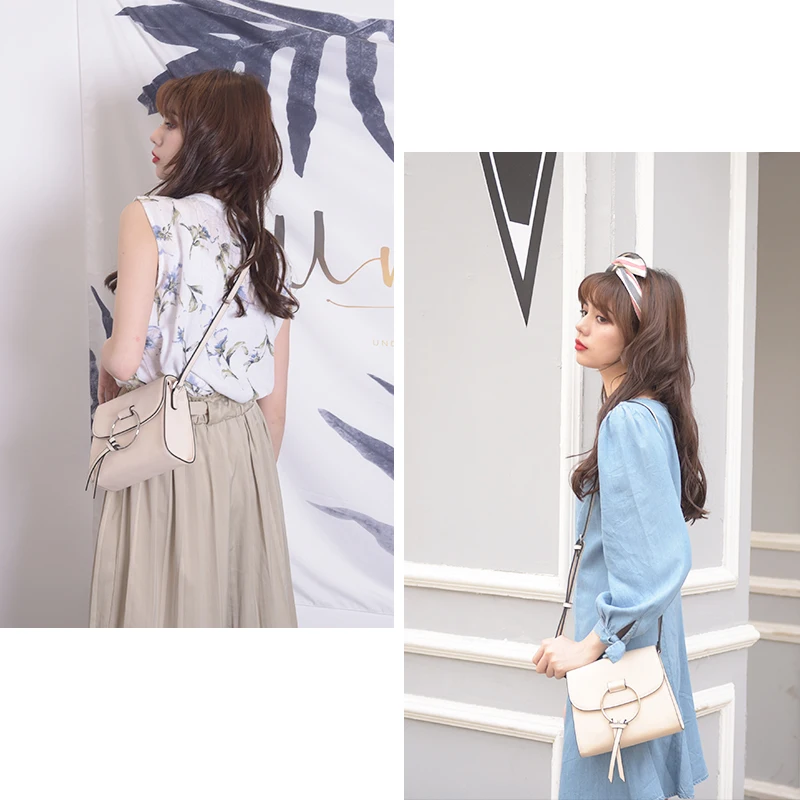 AJI Women Bag Fashion Messenger Flap Girls Casual Shoulder PU With Tassel New Design Dropshipping A5197 | Багаж и сумки