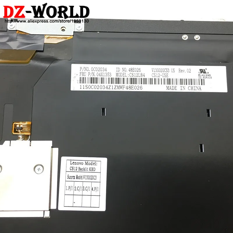 Новая/Оригинальная английская клавиатура с подсветкой для Thinkpad T530 T530i W530 T430 T430i