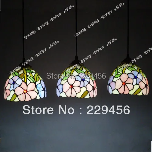 Подвесной светильник Tiffany абажур из витражного стекла лампа E27 110-240 В | Лампы и