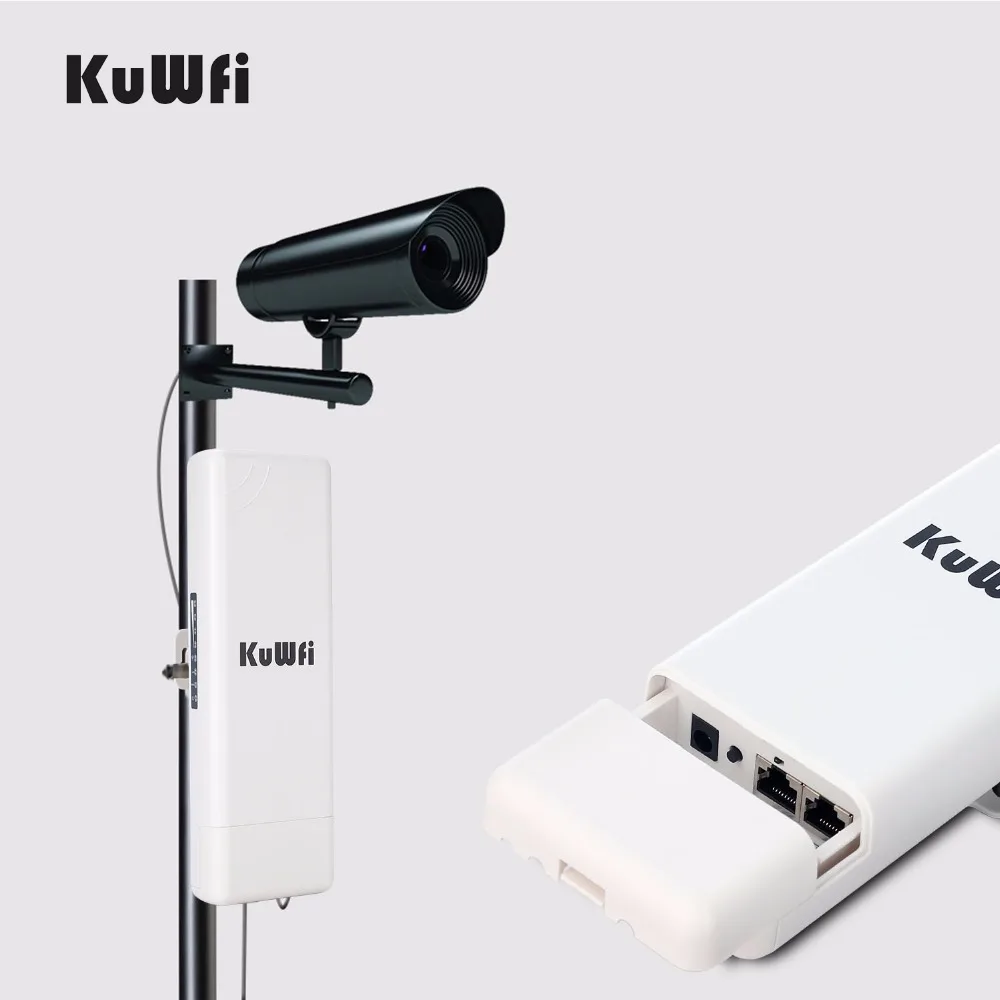 KuWfi 2 км 150 Мбит/с беспроводной маршрутизатор Открытый водонепроницаемый роутер cpe