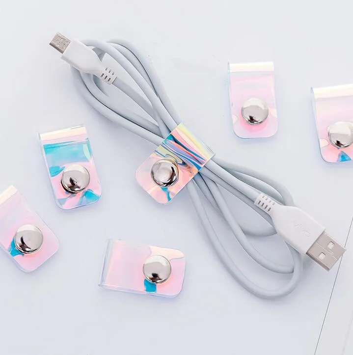 Портативный шнур с USB кабелем чехол из ПВХ для наушников корейский провод