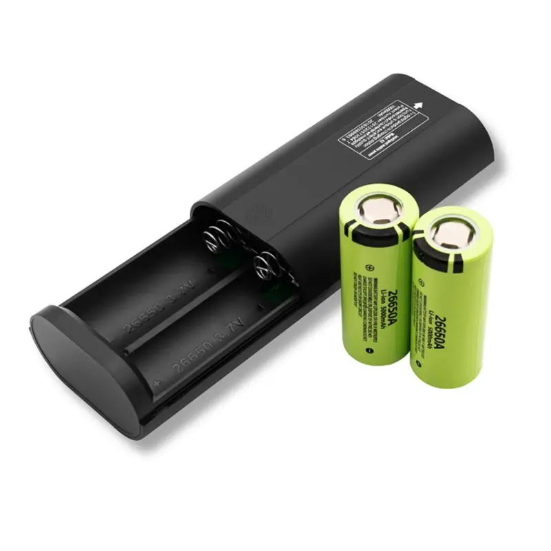 Зарядное устройство, внешний аккумулятор, анти-реверс, двойной USB 18650, 26650, батареи, коробка, светодиодный светильник-индикатор для iPhone, iPad, samsung, Xiaomi
