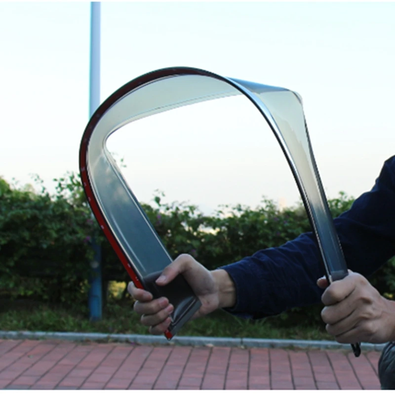 Автомобильный выпуклый козырек из АБС пластика навесы дефлекторы для