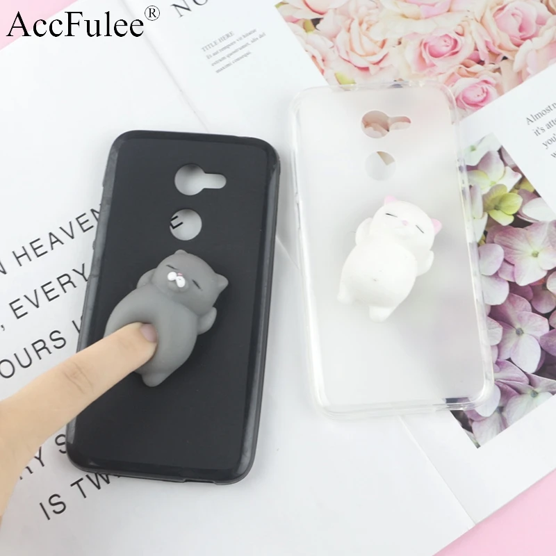 Мягкий чехол со сжимаемыми 3D игрушками для телефона и кота Alcatel 1SE 1A 1B 1C 1V 3L A3 Plus 1X 3
