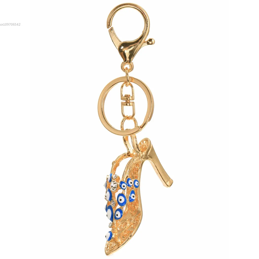 Fashion High Heel Pandent Keychain Rhinestone Key Rings with Trigger Clip Decor | Украшения и аксессуары