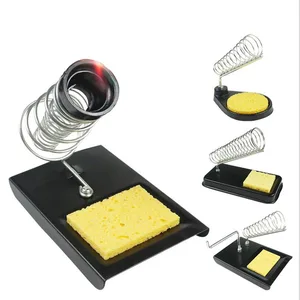 Подставка для мини-паяльника, основание паяльник паяльная станция, держатель для быстрой сварки проводов с губкой для электрических сварочных инструментов 936, 907