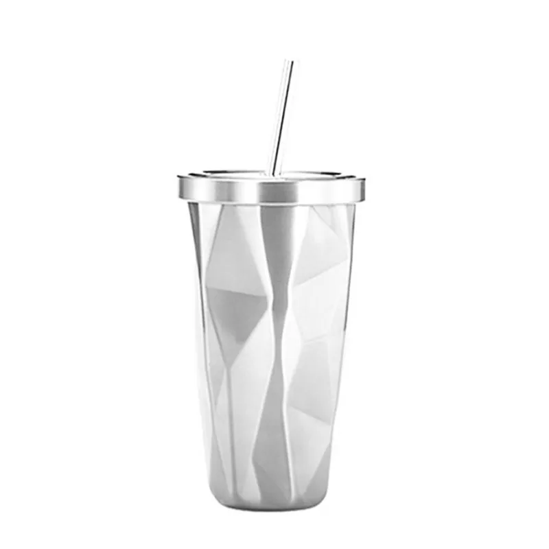 Изолированная чашка для кофе 500 мл с двойными стенками вакуумная Питьевая