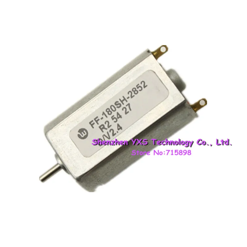 10 шт./лот FF 180SH 180 мотор игрушечная щётка DC 2 4 V 2852 R2 54 27 D/V2.4 размер 12 мм|motor dc|motor toymotor |