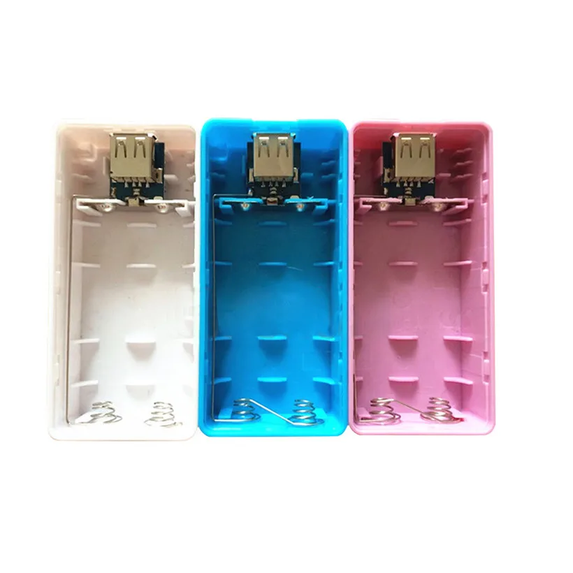 CARPRIE 5600 мач 2X 18650 USB внешний аккумулятор зарядное устройство чехол сделай сам для