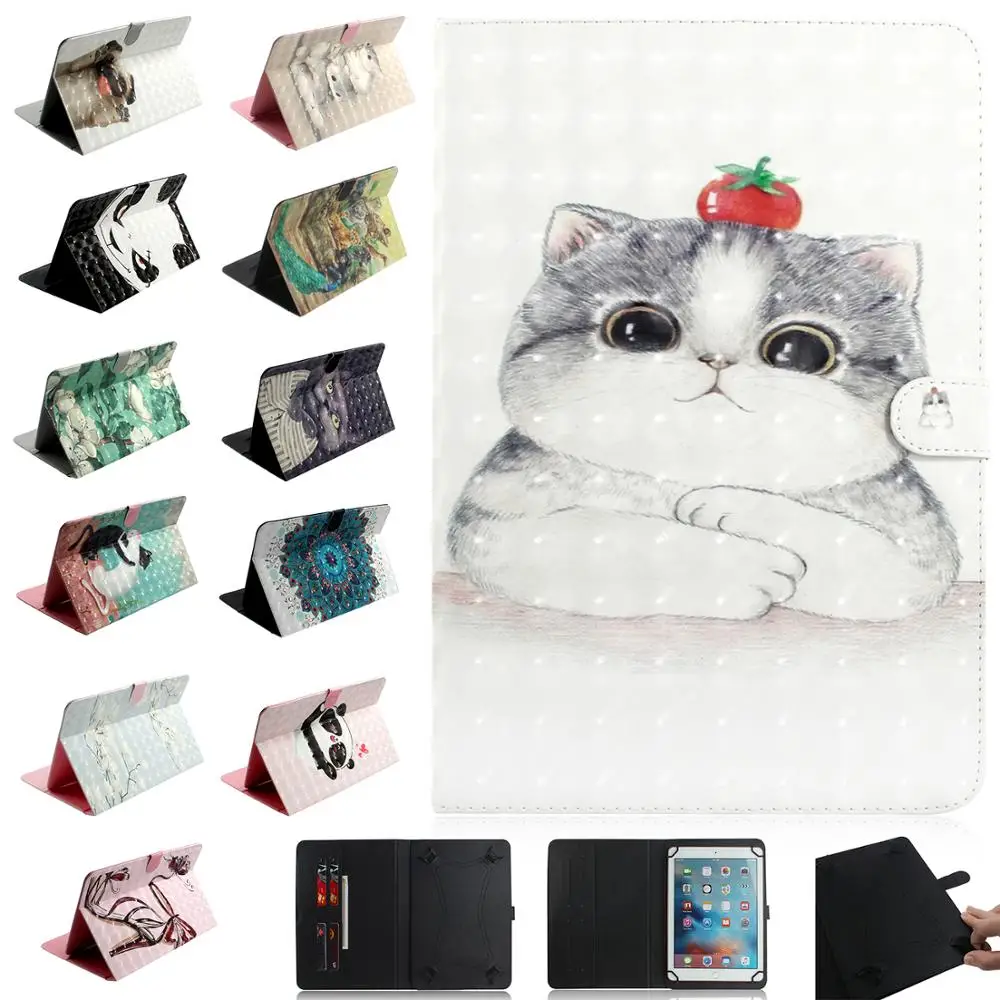 3D универсальный чехол для планшета Samsung GALAXY Tab E Lite/A6/4/3/2 7 0 T113 T116 T280 T285 T230 T235 T210 T215 P3100