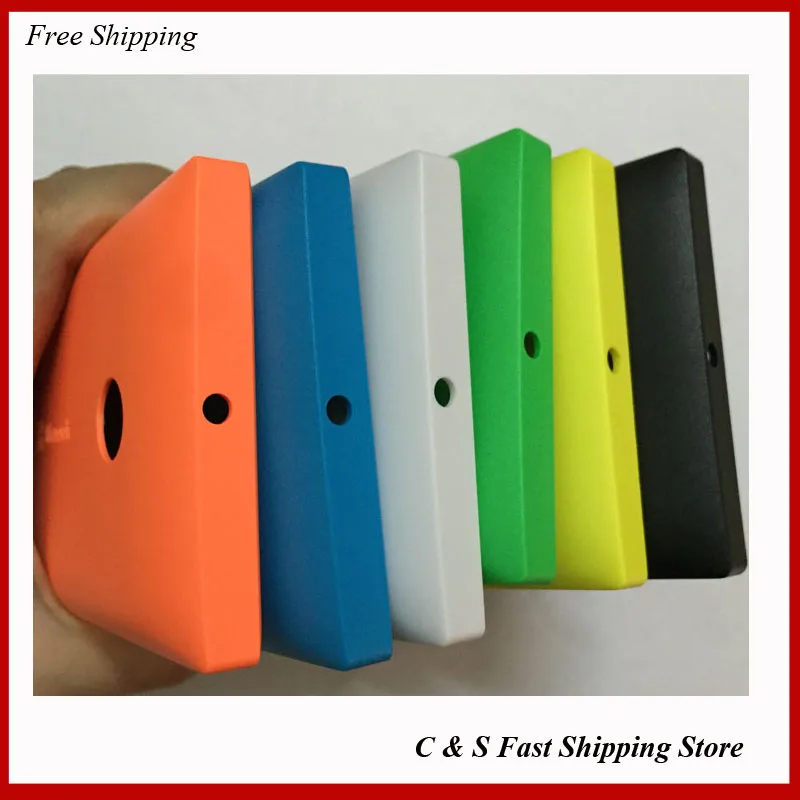 10pcs/lot original Battery Case Cover bright Surface Door Housing Back for Microsoft Lumia 435 With Side Button |