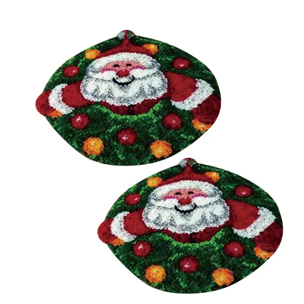 2 комплекта Санта Клаус защелка крюк наборы для взрослых начинающих DIY ковер