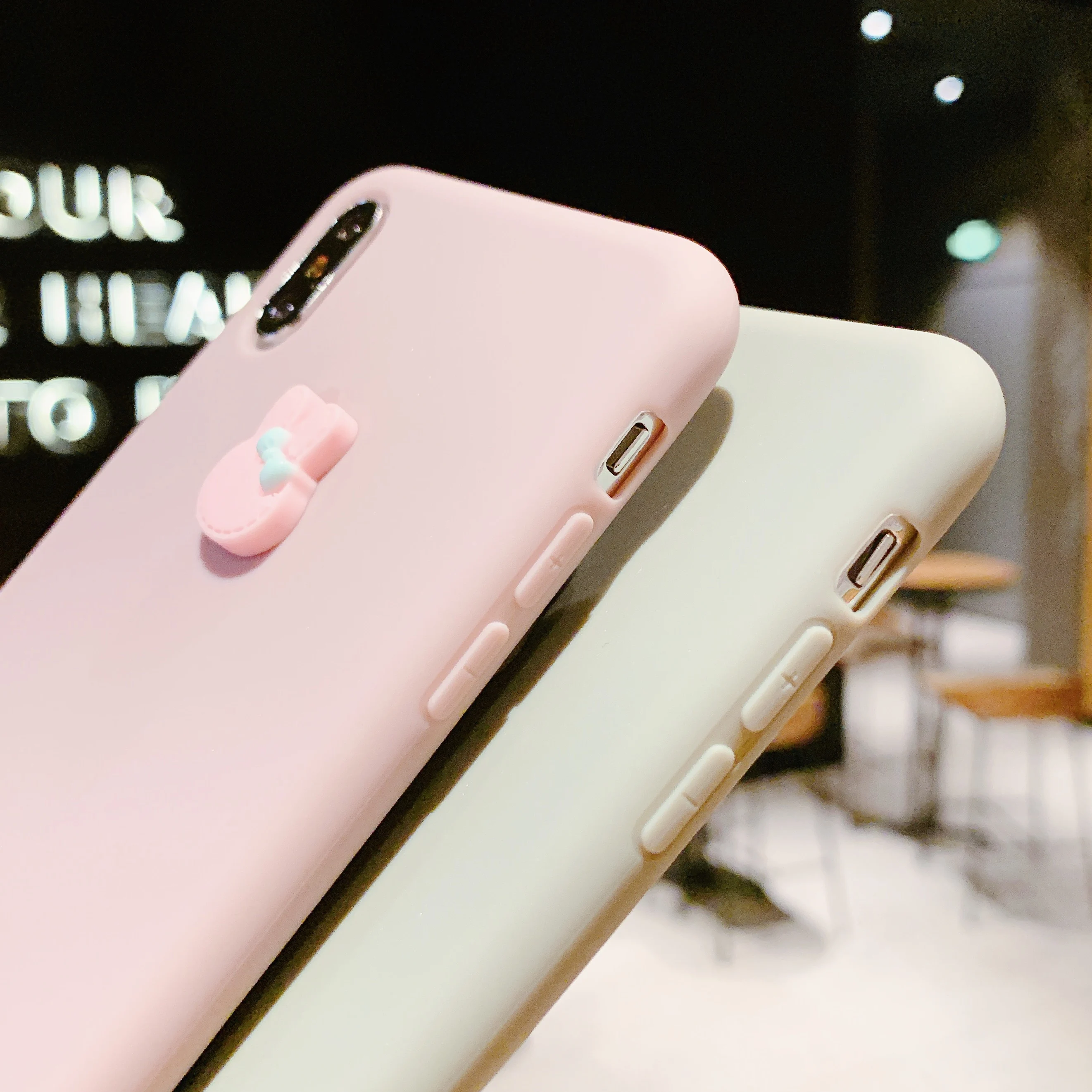 3D Rabbit Phone Cases For iPhone XR Case Cover Soft Silicone Coque 6 6S 7 8 Plus X XS Max Fundas Etui |