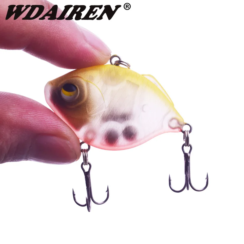 

1Pcs Winter Vib Sinking Fishing Lures 4.5cm 8.5g Artificial Hard Bait Mini Vibration Actions Wobblers Crankbaits Pesca Tackle