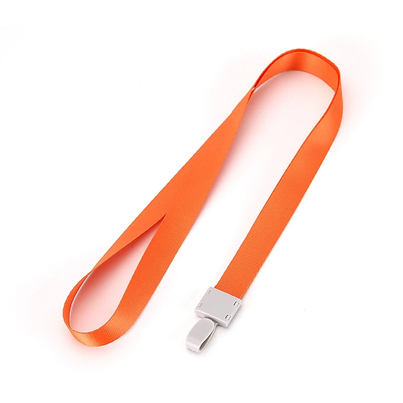 orange rope 1 шт. рабочий держатель для карт s с веревкой студенческий пластиковый держатель для карт имя работника ID карта Обложка металлический рабочий сертификат идентификационный значок - Цвет: orange rope