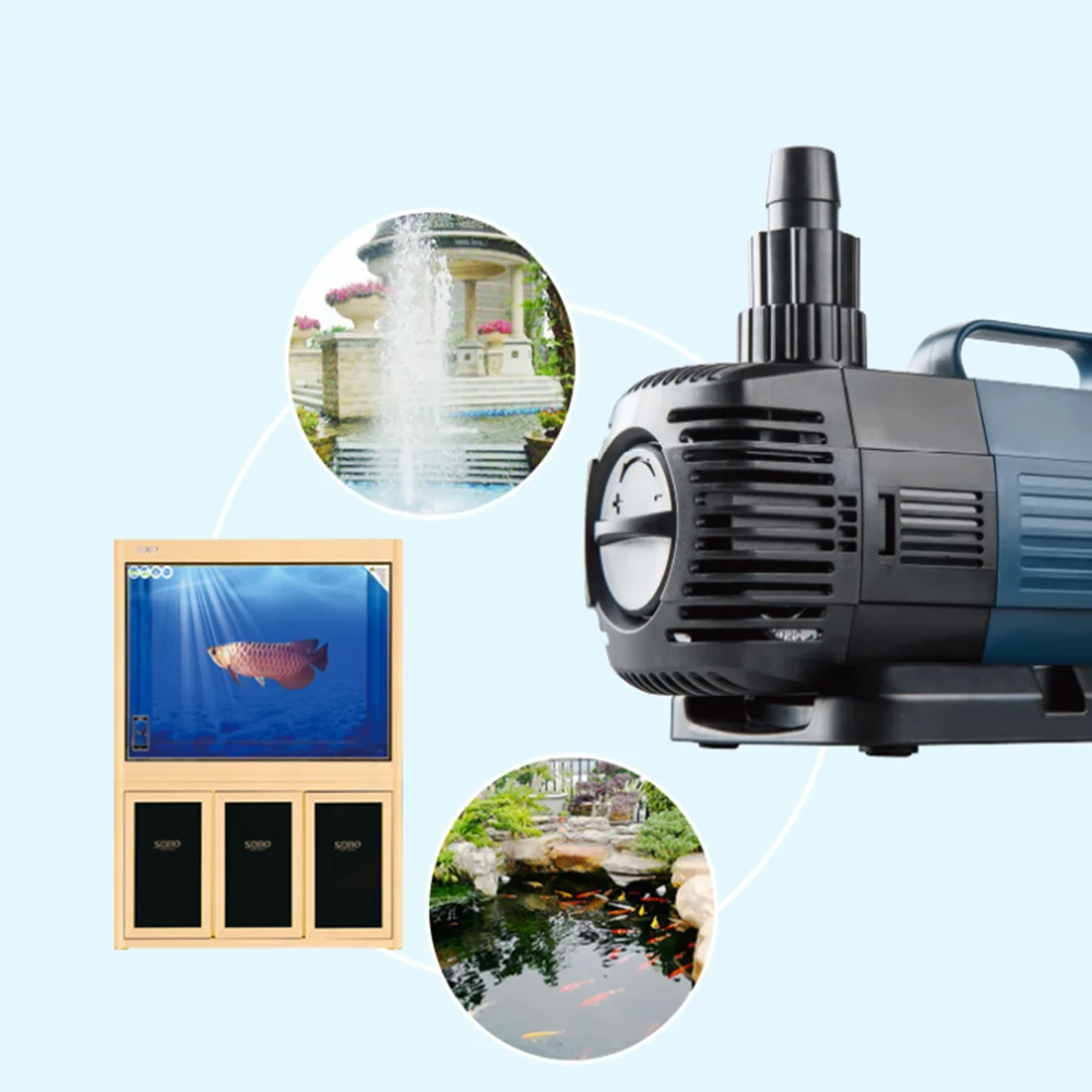 NCFAQUA 38W Регулируемый Аквариум воды Гидропоника насоса циркуляции пруда помпа