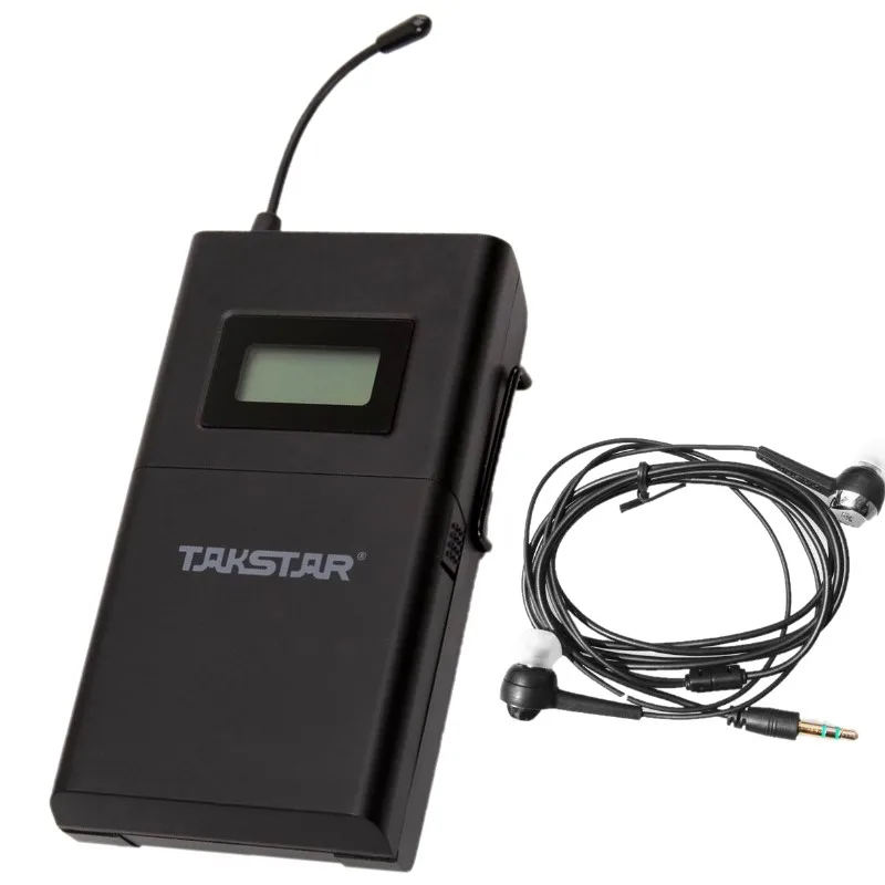WPM 200R приемник для Takstar 200 с наушниками In Ear Беспроводной сценический монитор