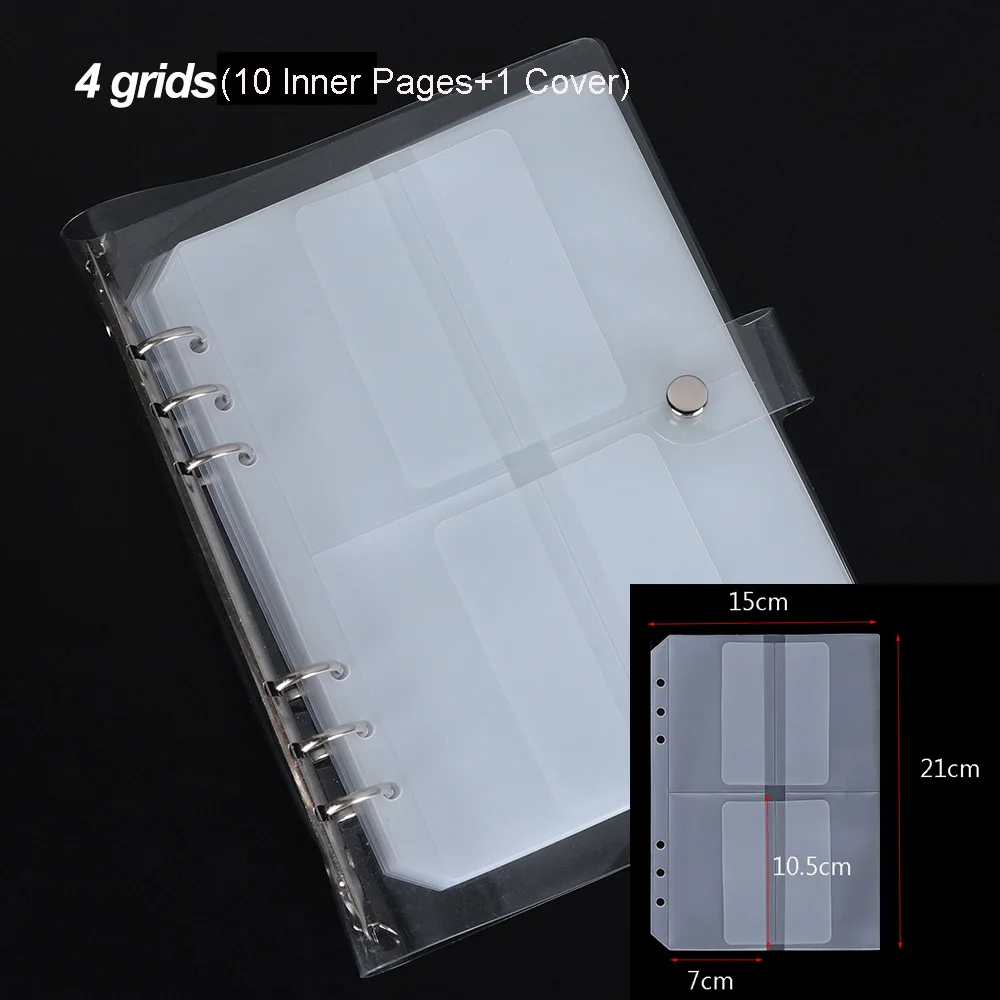4 grid-10page 1cover DIY Скрапбукинг режущие штампы трафарет чехол для хранения книги Органайзер DIY шаблон резака коллекции книг - Цвет: 4 grid-10page 1cover