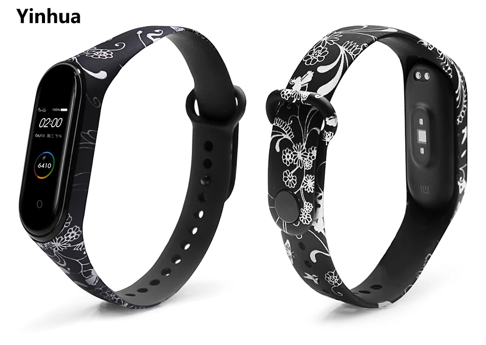 BOORUI Универсальный Miband 3 4 ремешок pulsera inteligente ремешок для xiaomi mi3 mi4 смарт-браслеты с разнообразными цветами
