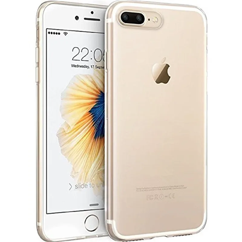 Прозрачный мягкий чехол для iPhone 7 6s 6 Plus 5 5S SE 5c 4 4S гелевый ТПУ силиконовый ультра