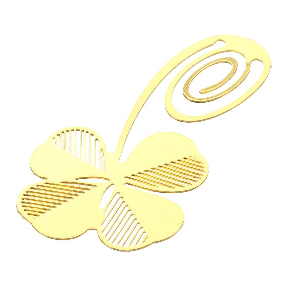 PPYY новый Золотой Клевер Закладка лист металлический подарок сувенир книга для