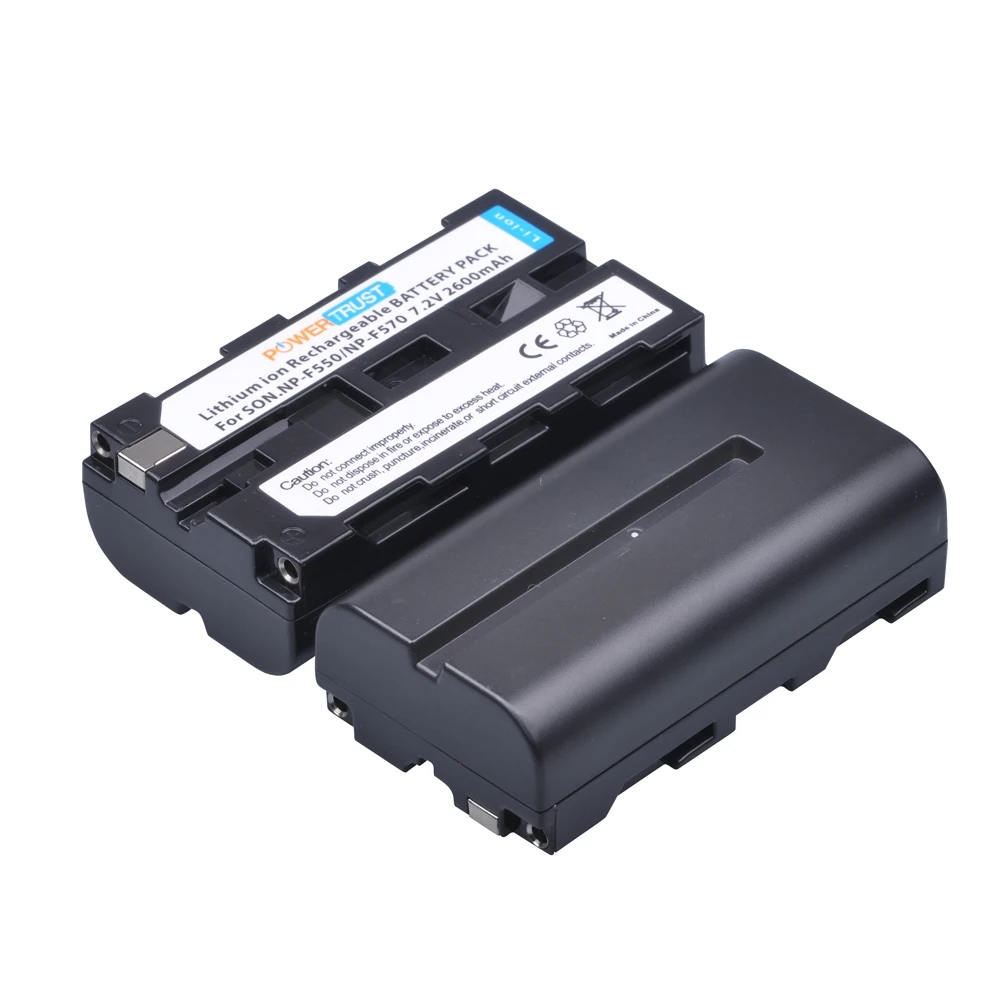 2 шт. 2600 мАч NP-F550 NP F550 NPF570 камера батарея для Sony NP-F330 NP-F530 NP-F570 NP-F730 NP-F750 CCD-TRV81 RV200