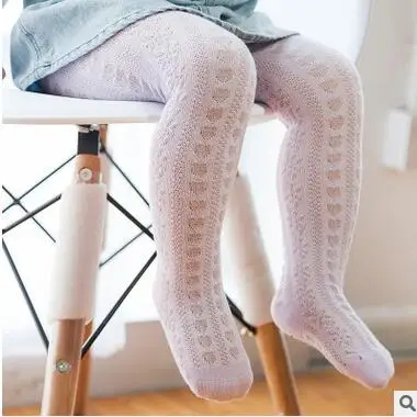 Детские весенне-Осенние Колготки хлопковые колготки для маленьких девочек