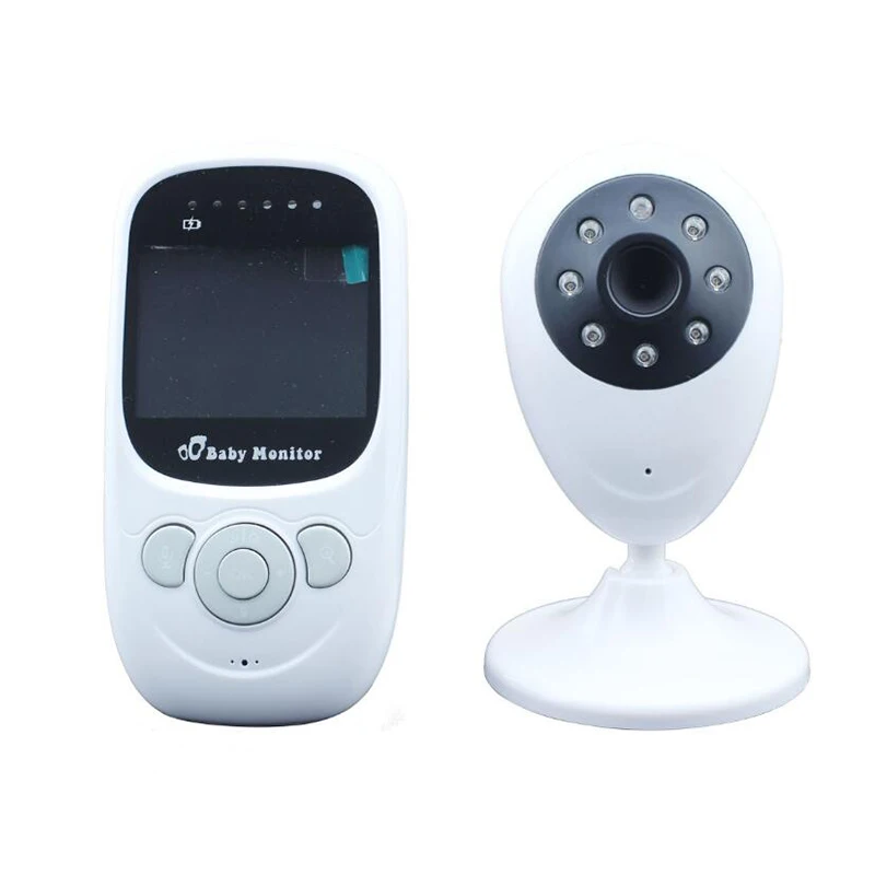 Baby Video Monitor Camera 2.4inch TFT LCD IR Night Vision Temperature Monitoring Lullaby Baba Phone vigilabebes con camara | Безопасность