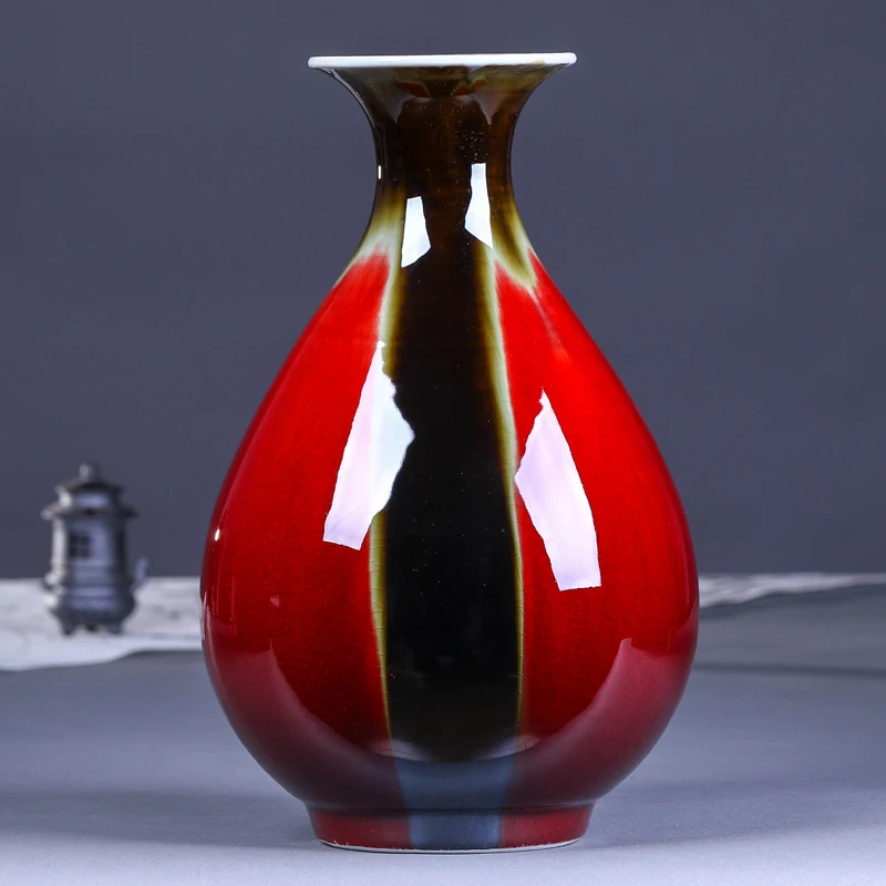 Керамическая Настольная Цветочная декоративная ваза Jingdezhen переменная Цветовая