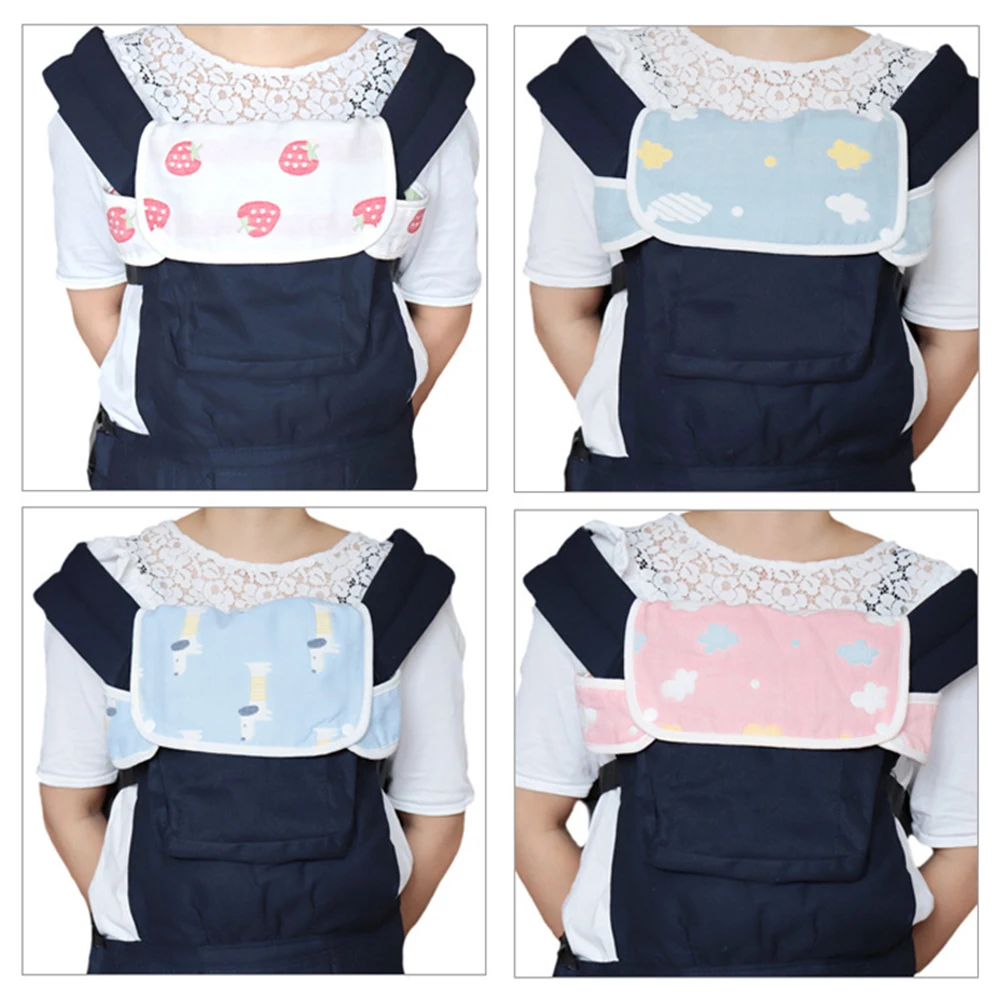 

2pcs Baby bib cotton gauze saliva towel around the strap chest buckle anti-dirty baby saliva towel free shipping 2019 New Style