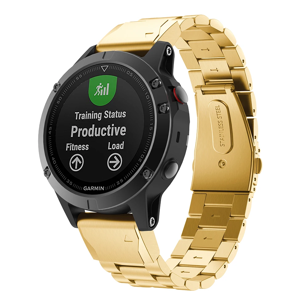 26 22 20 мм ремешок для часов Ремешок для Garmin Fenix5/5X 5S 3 3HR часы Quick Release easy fit нержавеющая сталь спортивный ремешок на запястье ремни