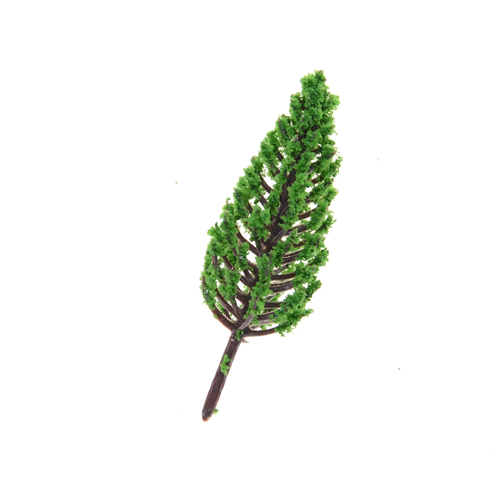 65 мм пластиковые модели деревьев для железнодорожного дома парка улицы Зеленый