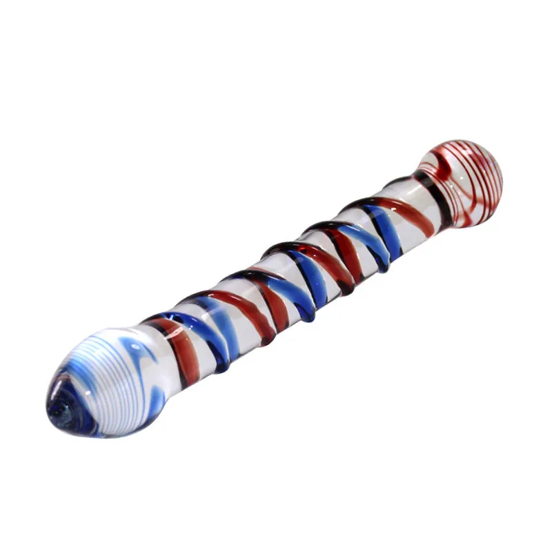 Pyrex стеклянный Кристальный фаллоимитатор массажер простаты Анальная пробка G spot