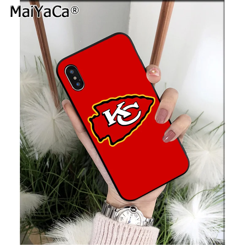 A6 MaiYaCa Kansas City Chief ТПУ Мягкие аксессуары для телефонов чехол для телефона для iPhone X XS MAX 6 6s 7 7plus 8 8Plus 5 5S SE XR - Цвет: A6
