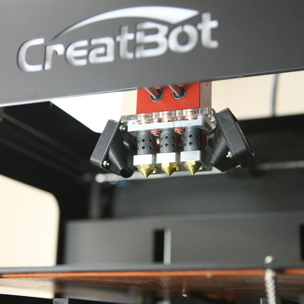 CreatBot 3D принтер DX Plus03 большой размер 300*250*520 мм тройной экструдер металлическая