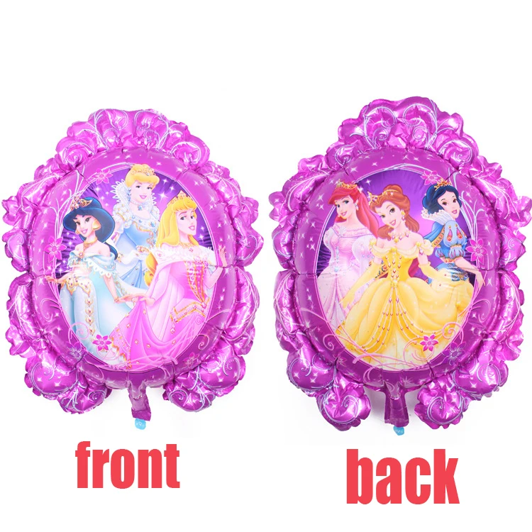 20pcs 65x52cm Double-side Different Princess Mickey Minnie Foil Balloons Globos Wedding Birthday Party Decor Girl Mirror Ballons | Дом и сад