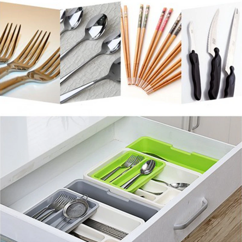 Hoomall 1 шт. ящик для хранения Органайзер раздельно хранящаяся посуда отделочная