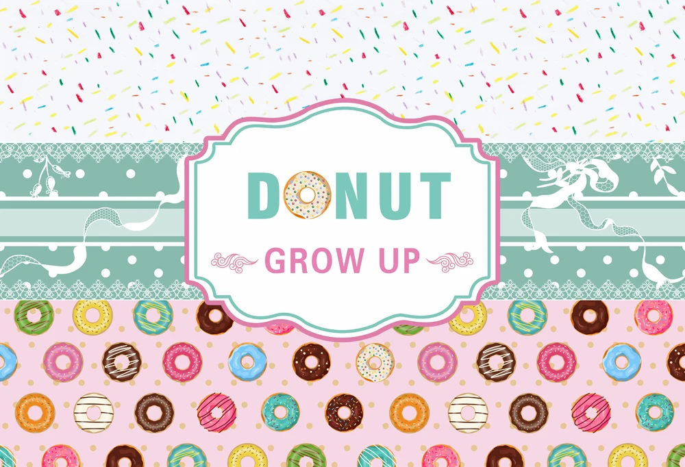 BEIPOTO пончик Grow Up Baby Shower вечерние украшения для детской фотосъемки с изображением