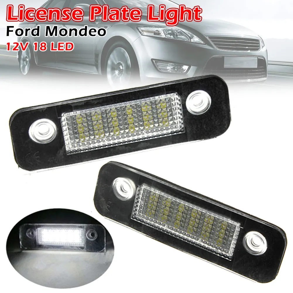 

2 шт. 12В 18leds номерной знак лампы светильник для Ford Mondeo MK2 TD326