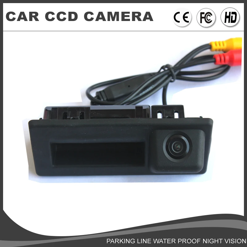 

For Volkswagen VW Touran 2016 Audi A4L 2017 CCD Car Boot Trunk Handle Rear view Camera Lock switch Back up Reverse Camera