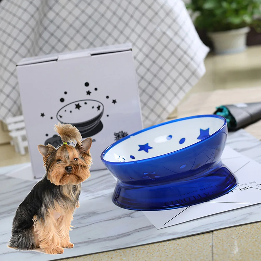 Миска для собаки наклон домашних животных еда чаша кормления миска питомца кошки
