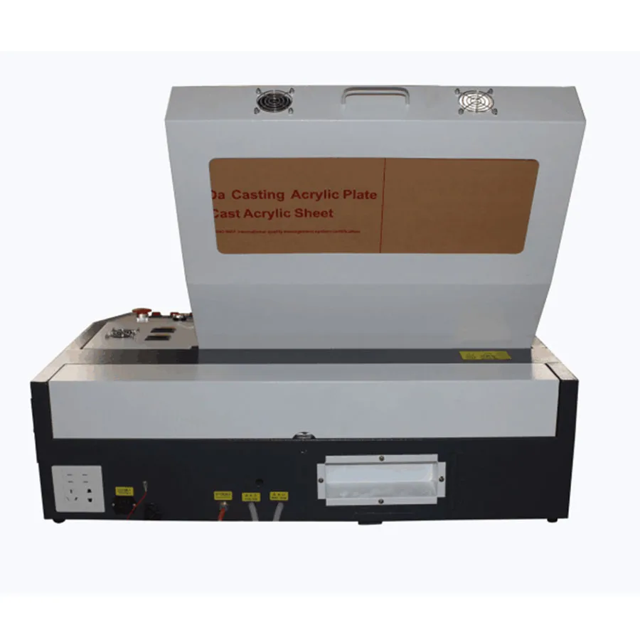 Высококачественный 50 Вт лазерный гравировальный станок 4040 рабочий размер 40*40 см