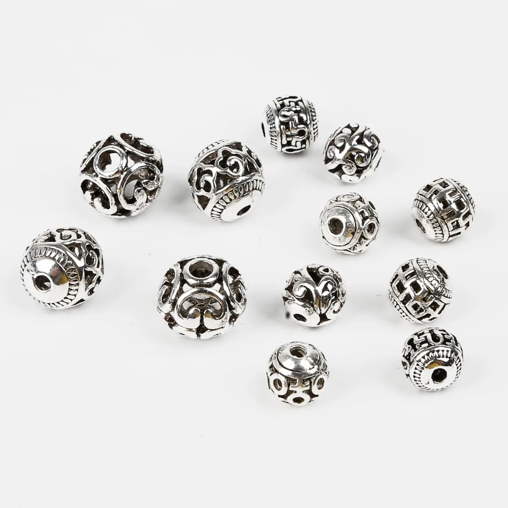 20-30 шт./лот диаметр 2 мм Смешанные продажи круглые европейские Подвески из