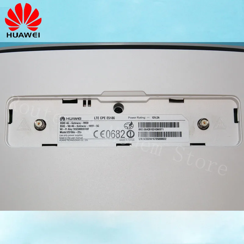 Huawei 4G Беспроводной маршрутизатор E5186 E5186s 22 LTE FDD 800/900/1800/2100/2600 МГц TDD2600Mhz Cat6 300 Мбит