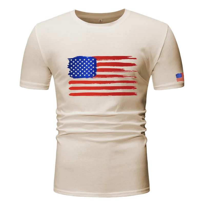

america tshirt independence day flag funny t shirts mens tee fashion 2018 casual print streetwear harajuku preppy style